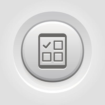 平板电脑检查列表图标