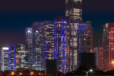 深圳夜景建筑