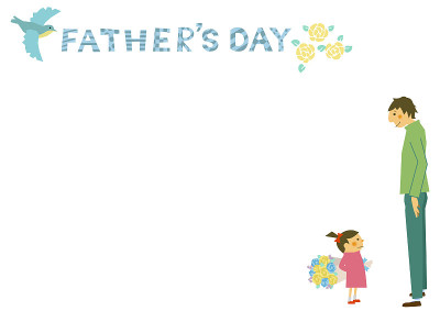 Father and children clip art. Illustration for Fat