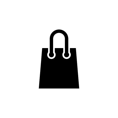 购物袋图标，购物矢量，袋插图