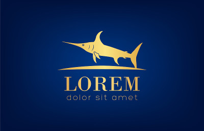 marlin fish vector
