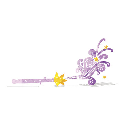 卡通魔杖