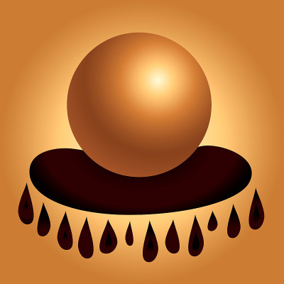 Magic fortune telling crystal ball of divination o