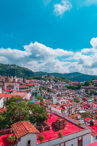 塔斯科全景，墨西哥
