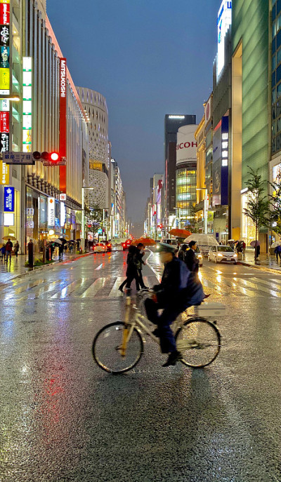 东京的雨夜