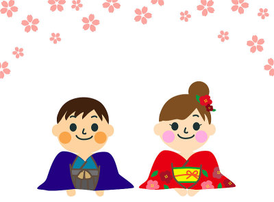 让男孩和女孩穿上自己的和服。