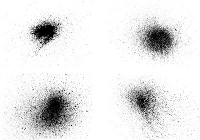 Image of ink splash written with ink