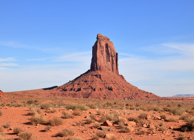 东Mitten Butte，纪念碑谷，亚利桑那州