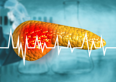胰腺、人体器官与诊断癌症、胰腺炎等严重疾病。三维渲染