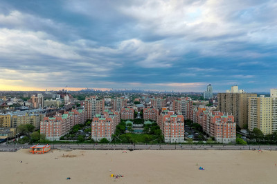 布鲁克林南部的全景