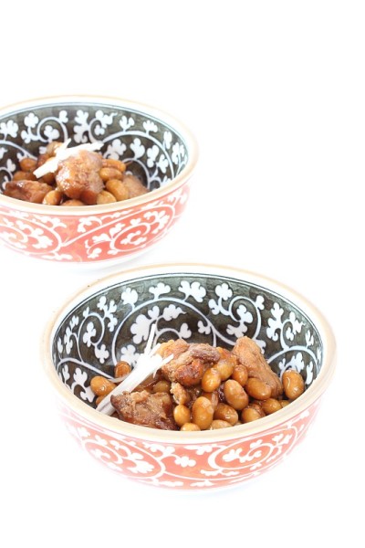 黄豆炖鸡腿