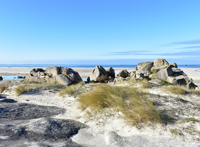 Carnota海滩或Playa de Carnota，在著名的Rias Baixas地区最大的加利西