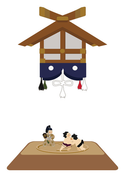 相扑是日本传统的摔跤。
相扑被认为是日本的国球。
它被称为民族体育，是日本的传统文化之一。