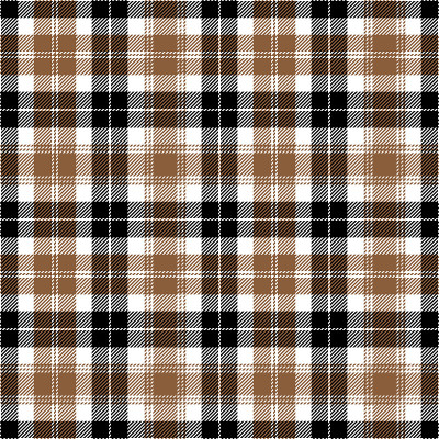 Black And Brown Tartan Plaid Seamless Pattern Back