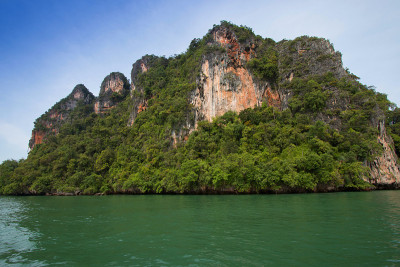 海景，有小岛