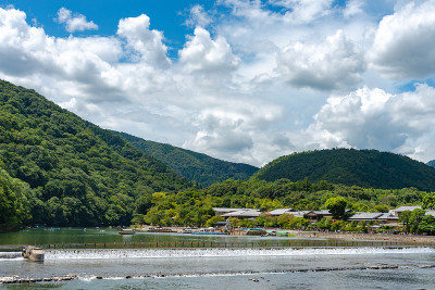 岚山渡月桥地区