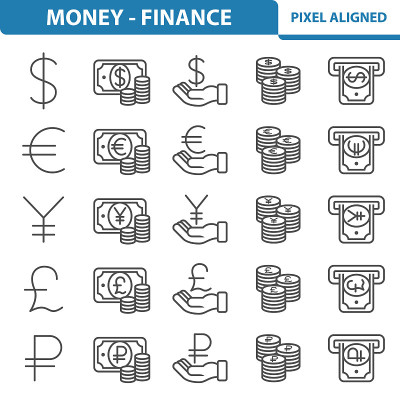 金钱-金融图标