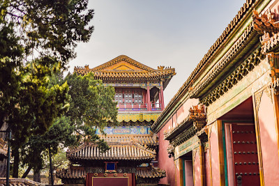 中国北京紫禁城的古代皇家宫殿