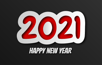 Happy new year 2021. 2021 Greetings card. abstract