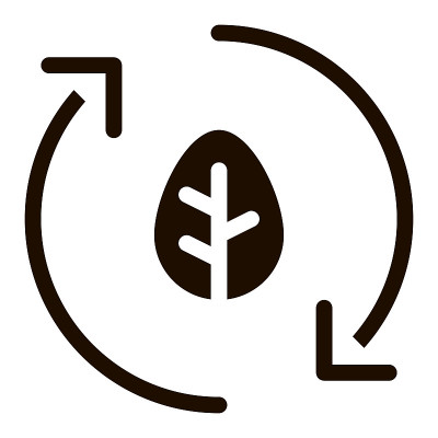 Forest Leaves Tree Arrows Vector  Icon