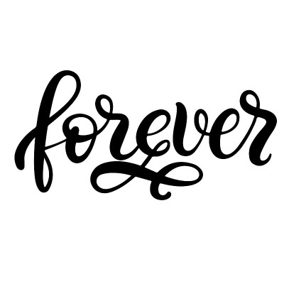 黑白字体矢量插图。