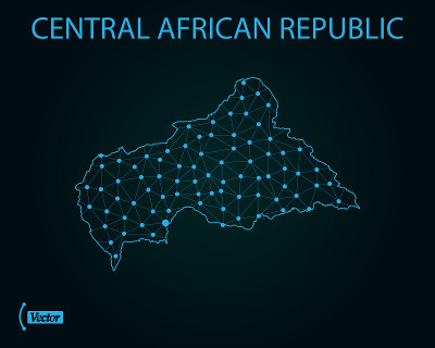 中非共和国地图