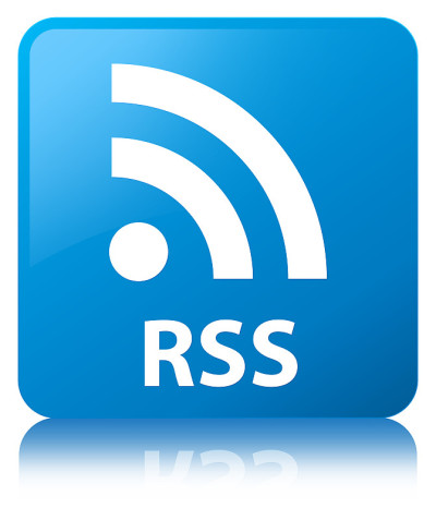 RSS青蓝方框按钮