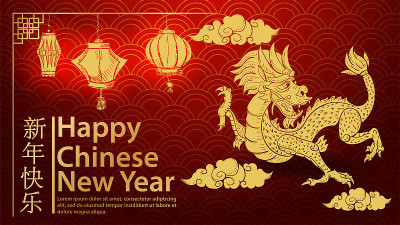 Illustration banner for design design in the style