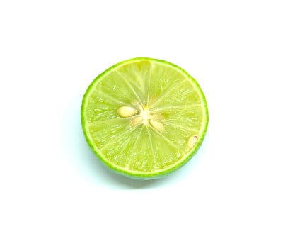 绿柠檬孤立