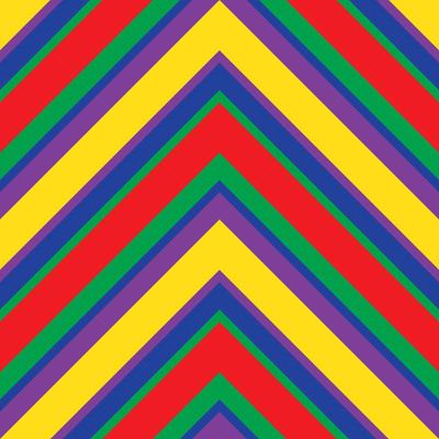 Rainbow Chevron Diagonal Stripes seamless pattern 