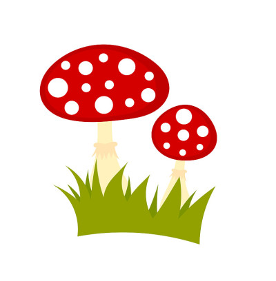 毒菌菇向量