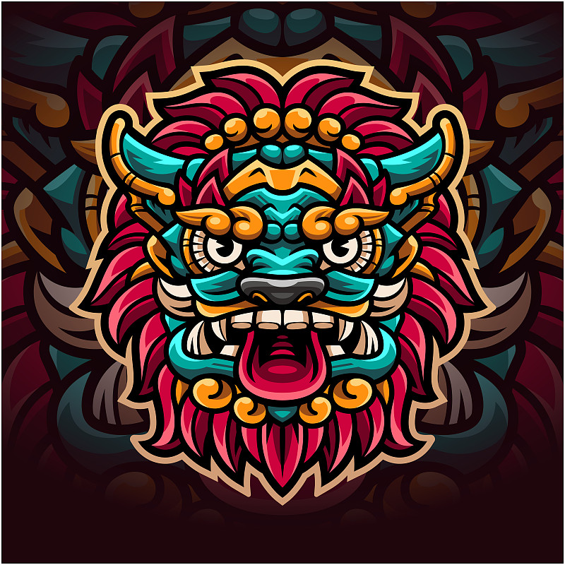 Barong头吉祥物