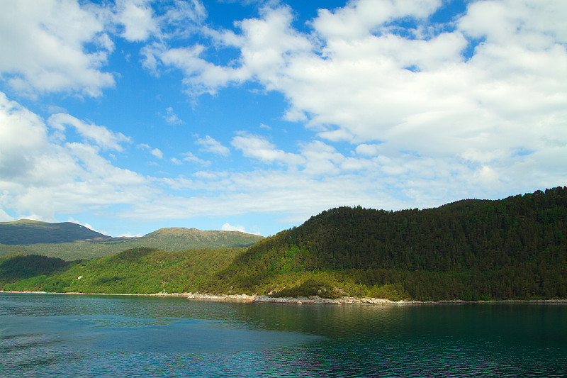 北部挪威峡湾。