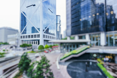香港的城市景观