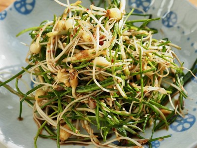 韩国菜配料野韭菜酱油调味料