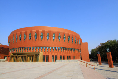 北京清华大学校园建筑与景观，c