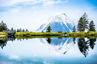 山湖景观