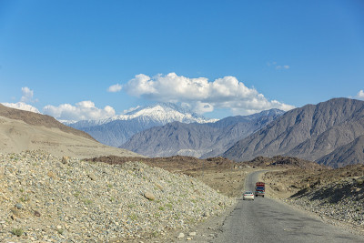 旅行中巴基斯坦的风景。