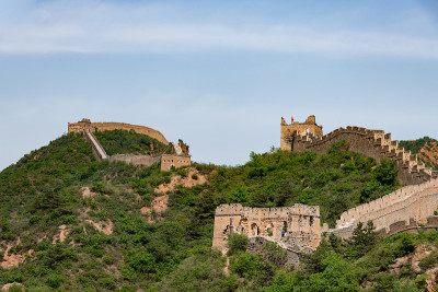 中国湖北的长城，中国的金山岭