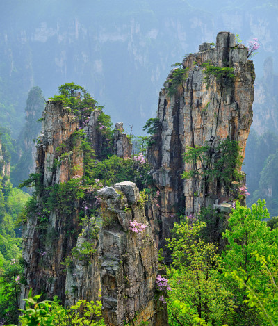张家界的山,中国