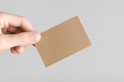 牛皮纸名片模型(85x55mm)