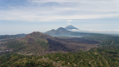 巴图尔火山，印度尼西亚巴厘岛