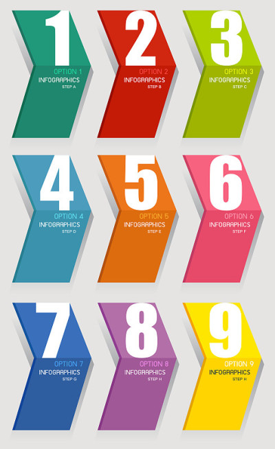 INFOGRAPHICS抽象设计数字插图
