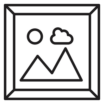 风景快照隔离图标
