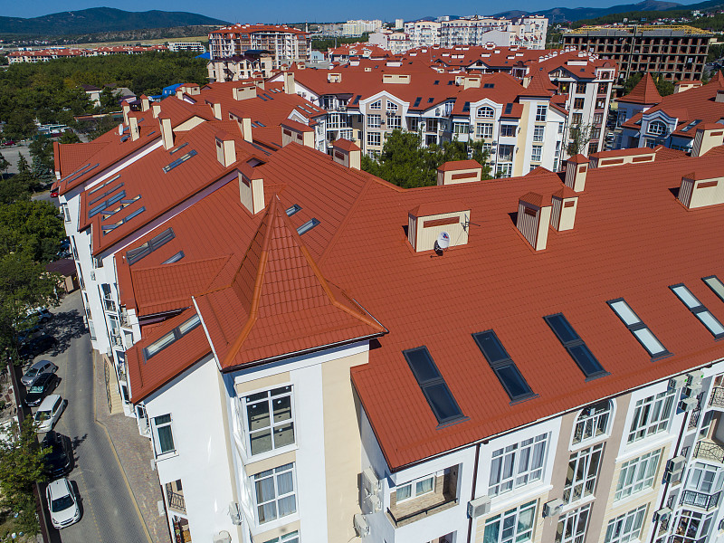 residential complex in Gelendzhik on the beach top