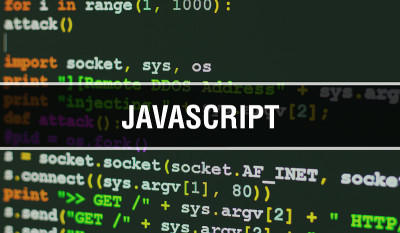 JavaScript文本编写的编程代码抽象技术背景下的软件开发人员和计算机脚本。JavaScript