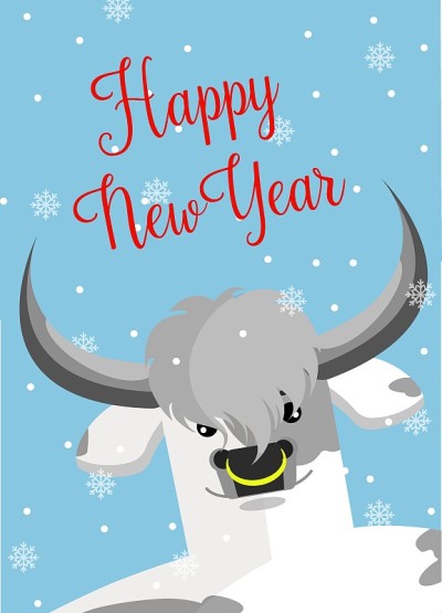新年牛