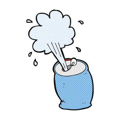 卡通汽水罐