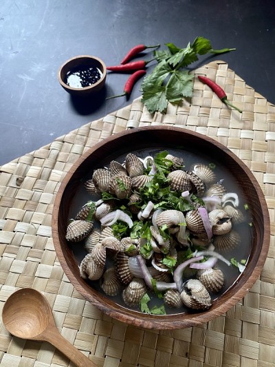 蒸起皱