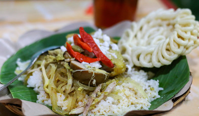 Nasi liwet是爪哇的传统食物